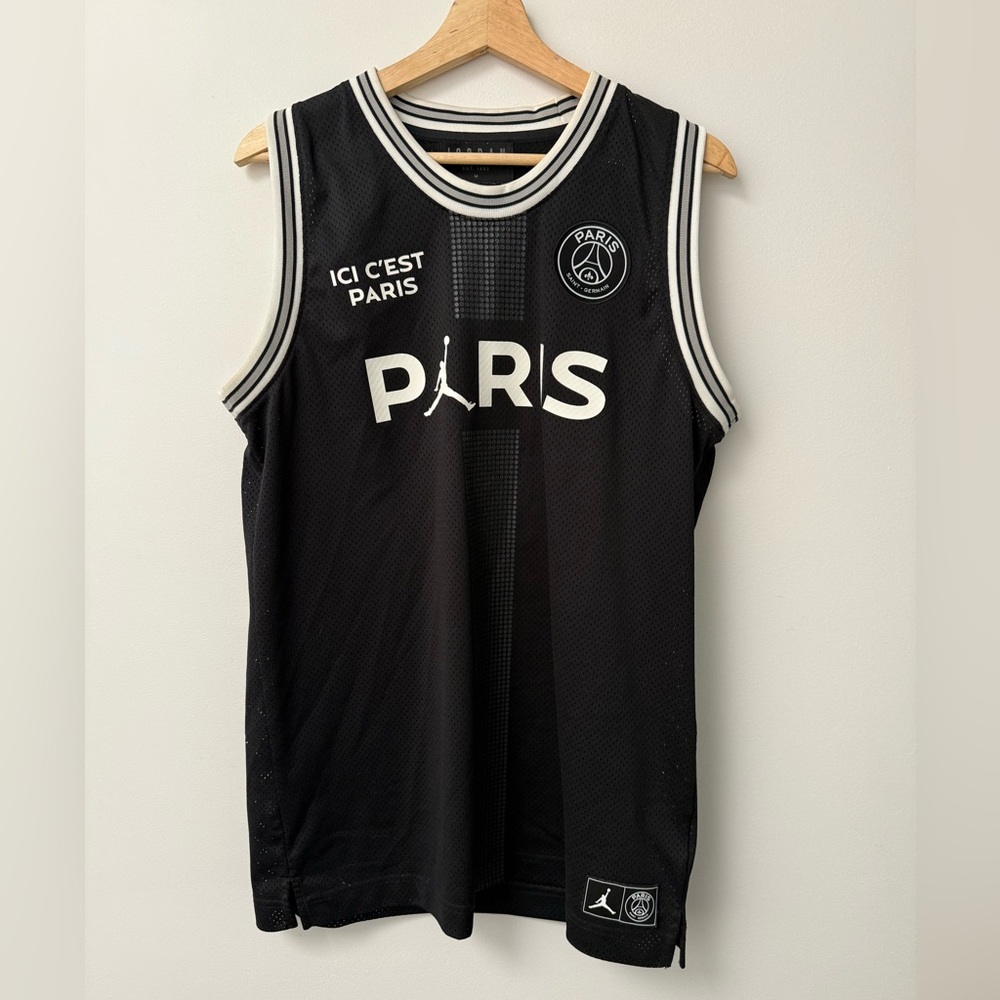 Nike Paris Saint-Germain F.C. PSG Black and White Jersey